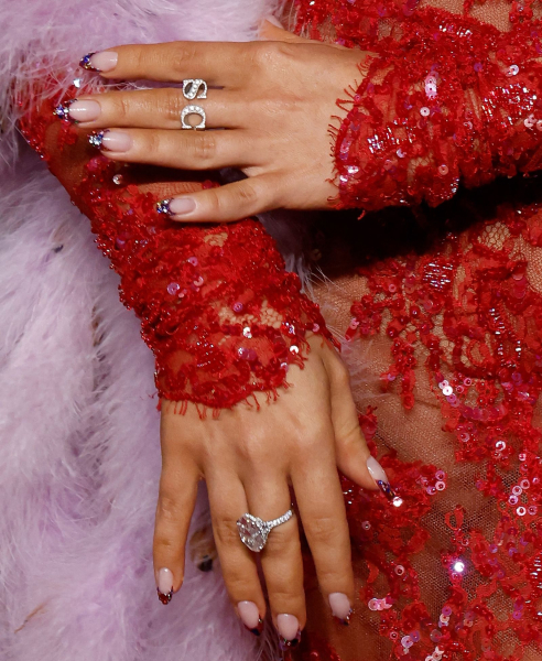 nail trends 2026 french manicure with jewels